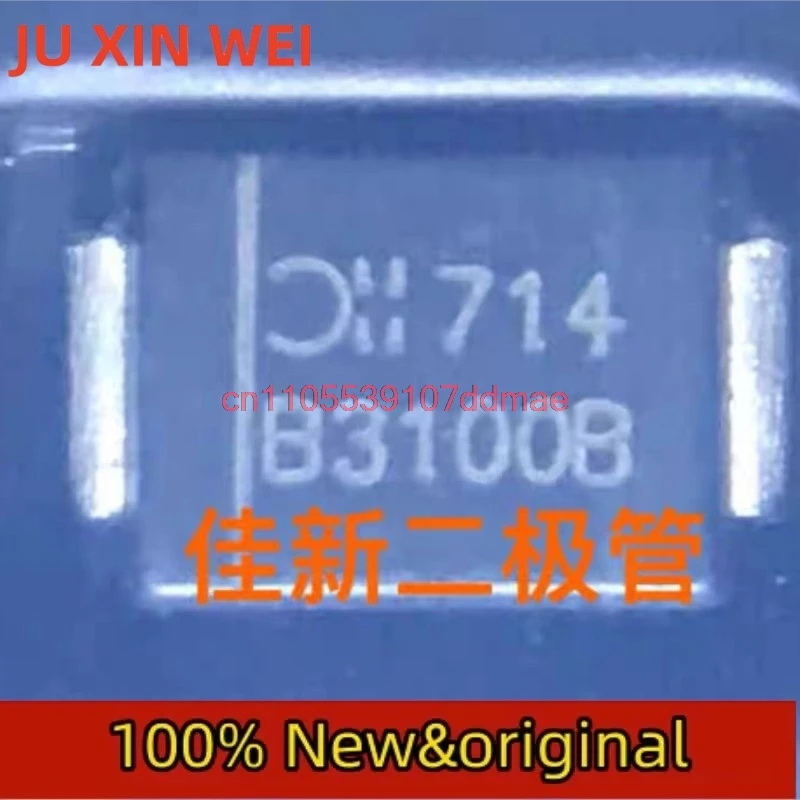 5~50PCS 100% New Original B3100B-13-F B3100B Package:DO-214AA/SMB 100V 3A Rectifier Schottky Diode