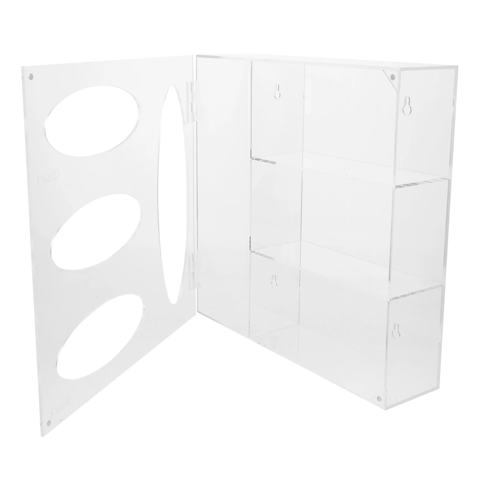 

Wall Mount Glove Storage Box Acrylic Mask Dispenser Holder Disposable Gloves Organizer Workshop Practical Reliable Design Gloves
