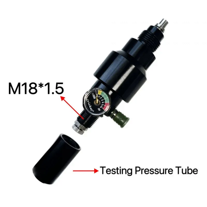 Imagem -03 - Condor Pcp Cricket Constant Pressure Valve Black Válvula à Prova de Explosão 30mpa Regulador Negrito Câmara Air Novo