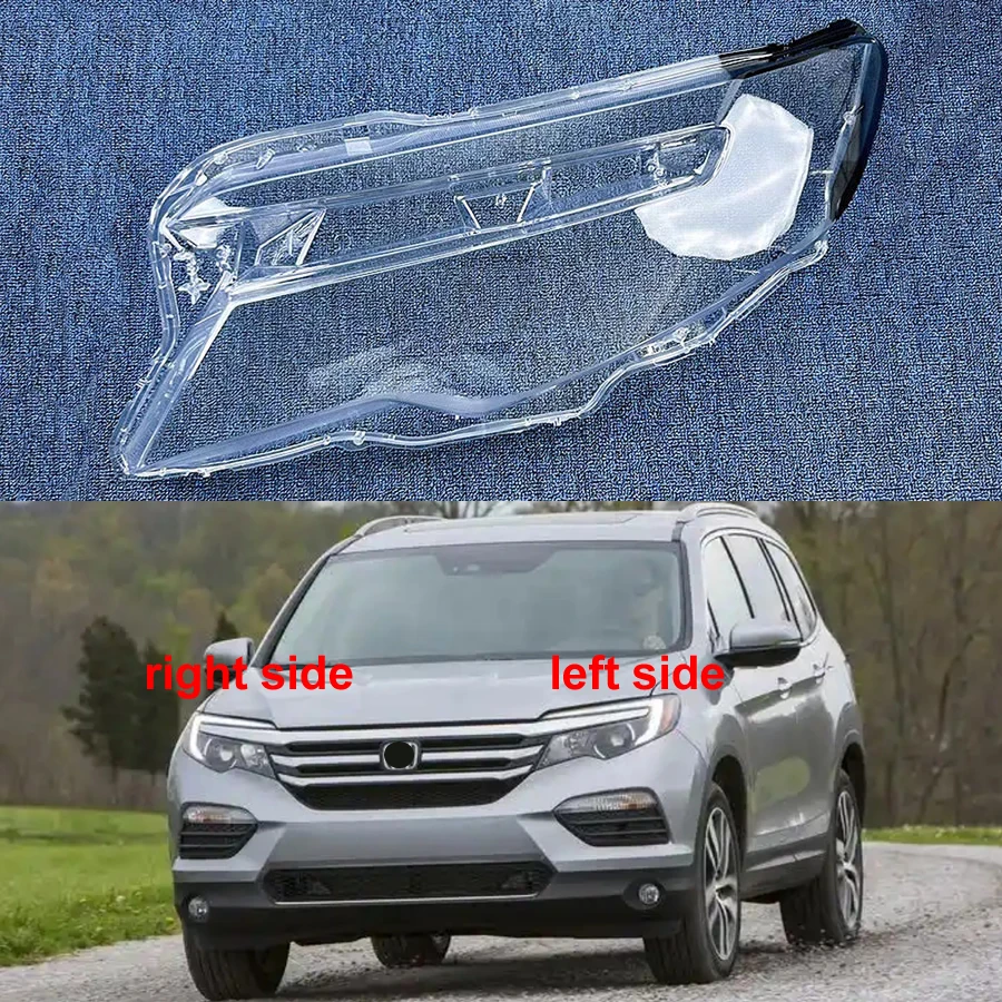 

For Honda Pilot 2014-2019 Headlamp Cover Headlight Transparent Lens Lamp Shell Masks Plexiglass Replace Original Lampshade