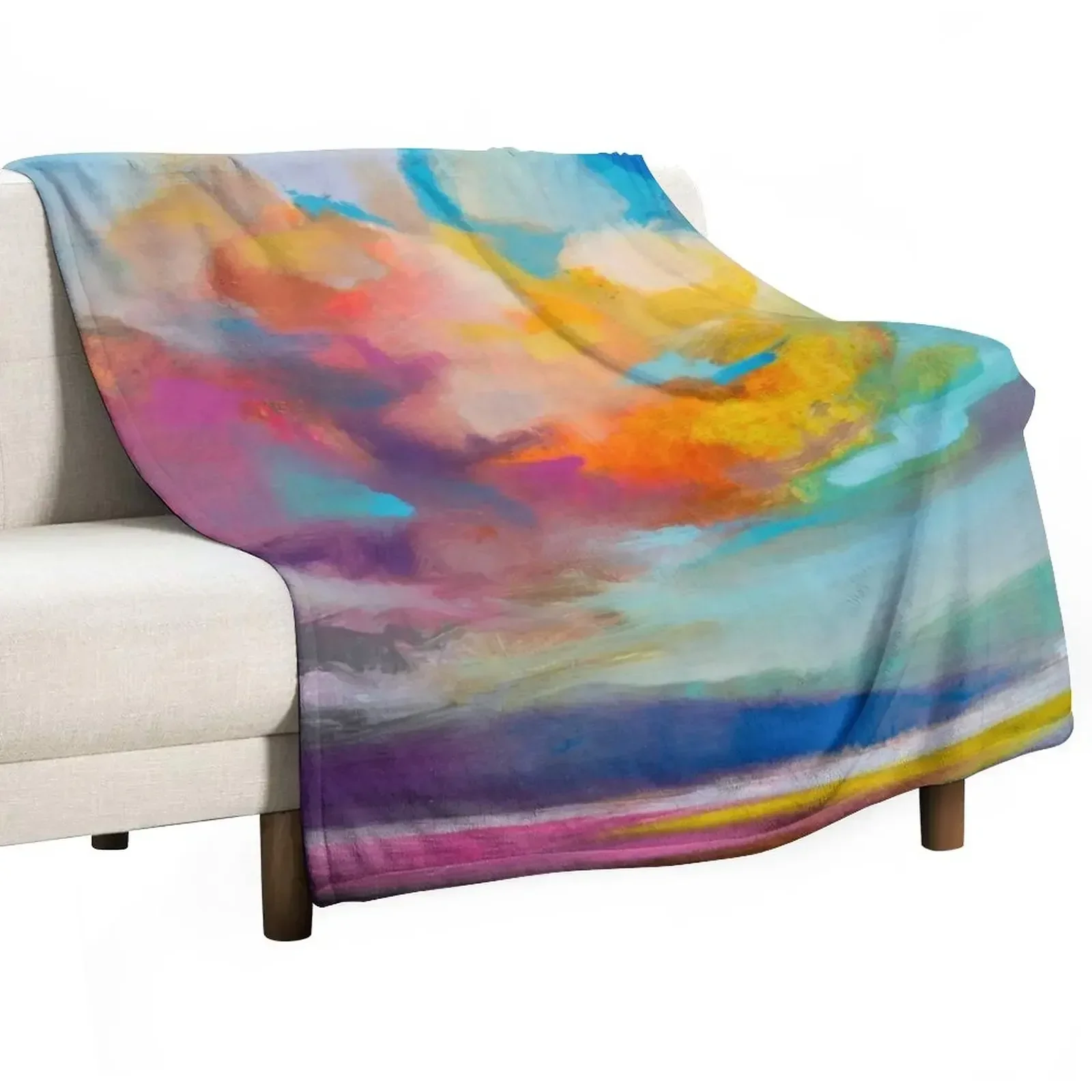 

Vapour Throw Blanket For Sofa Thin Hair Blankets