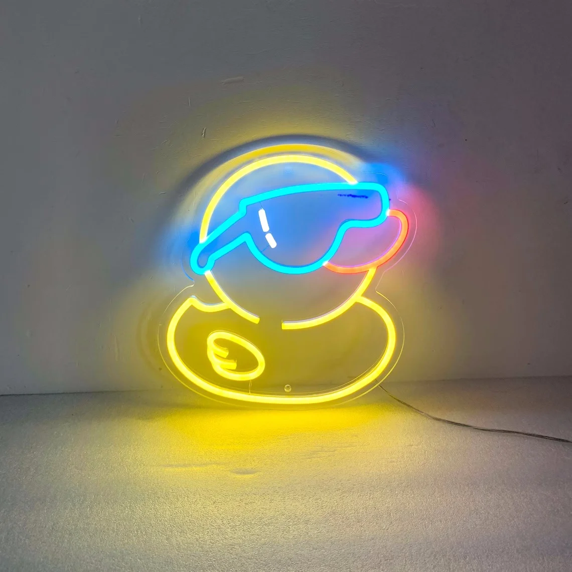 Duck Neon Sign Rubber Duck Bedroom Neon Sign Bedroom Neon Lights Rubber Duck Wall Decor