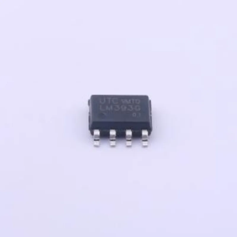 (100-500pcs) LM393G-S08-R SOP-8_150mil 100% Original In Stock -20℃~+85℃ 2.5mA