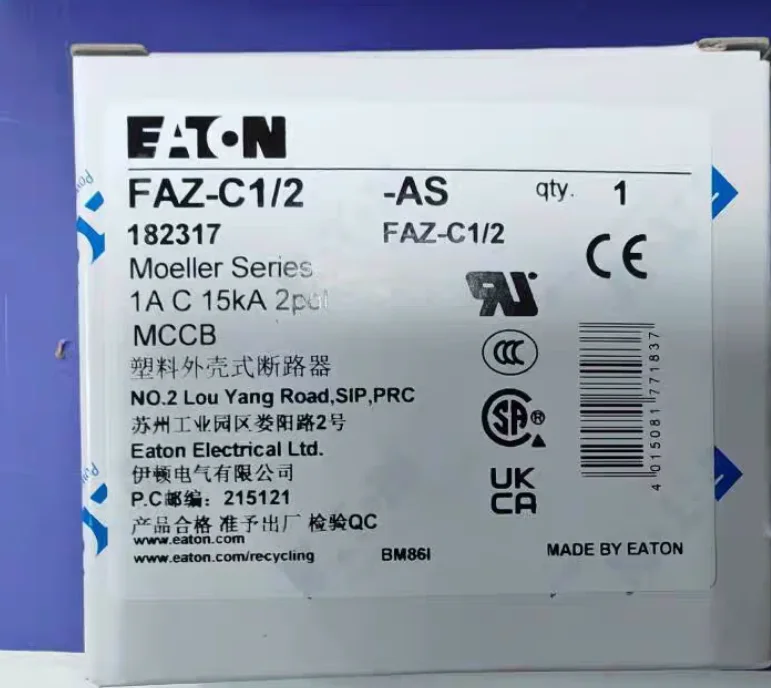 

New FAZ-C1/2 high break miniature Circuit breaker EATON