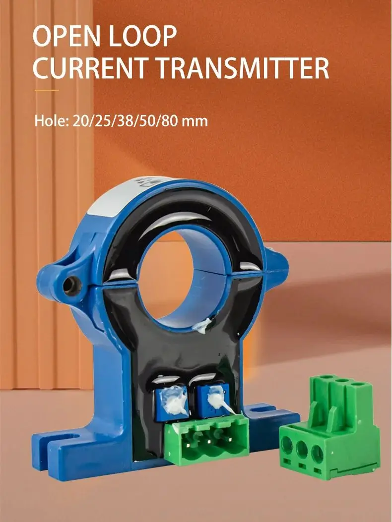 Stromsignalkonverter AC/DC 500A 800A 1000A 25mm Hall-Effekt AC/DC Stromsender Sensor