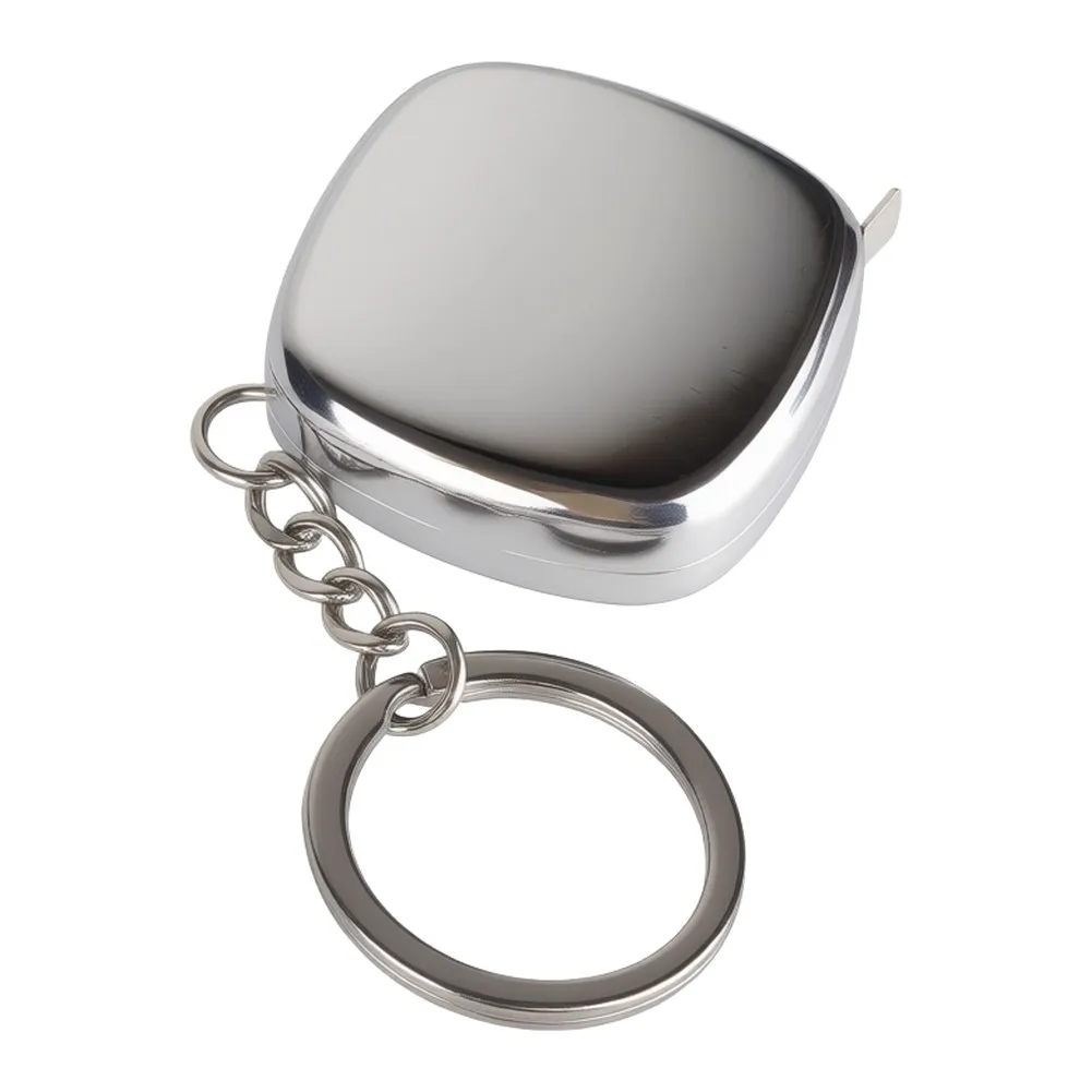 Stainless Steel 2m For Mini Keychain Tape Measure Retractable Portable Ruler For Pocket Bag Daily Measurement Tool