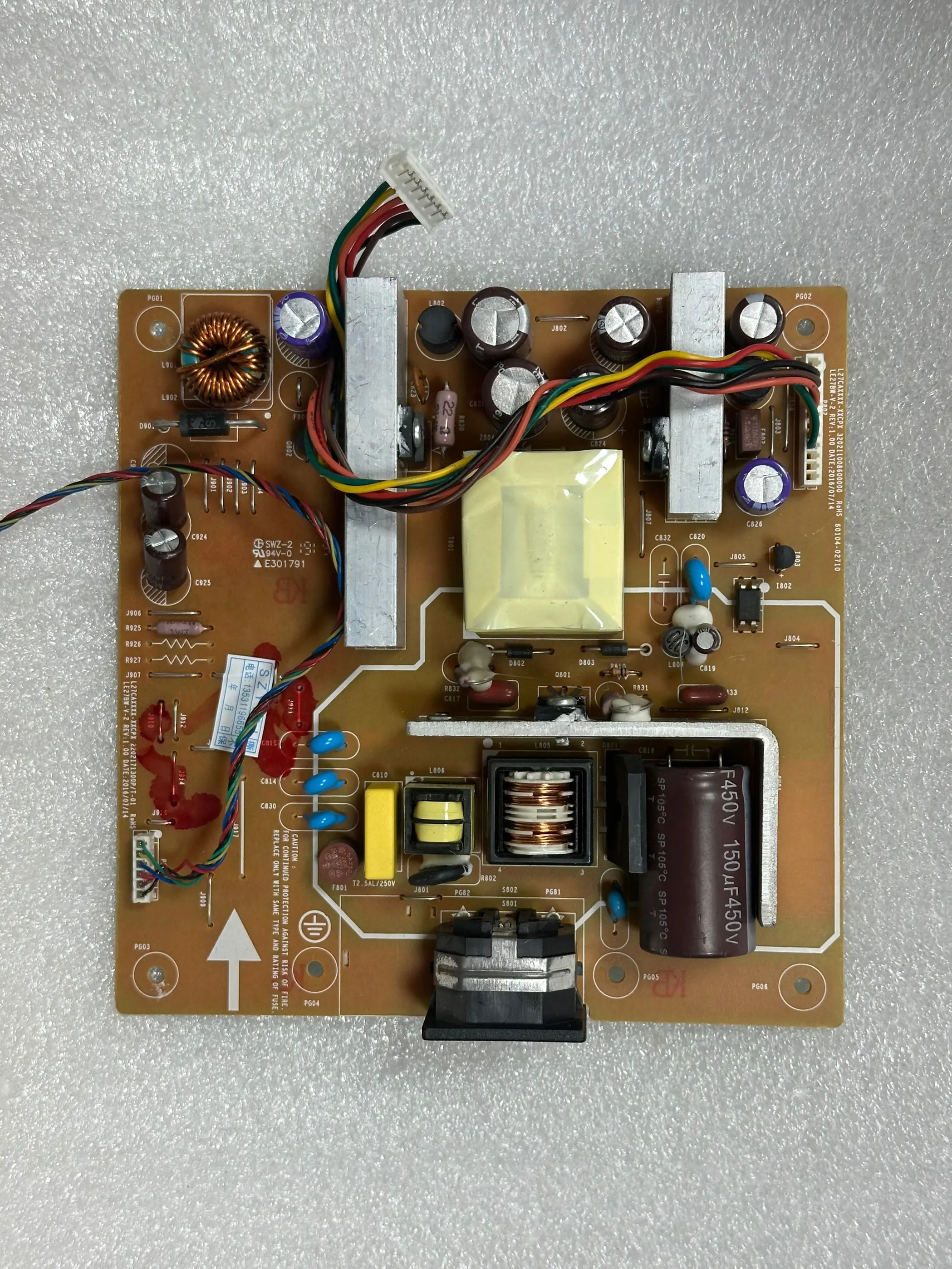パワーボードドライバーオリジナルva2719-shv270wr1le27bw-v-1-2-l27caxxxx-xxcpx