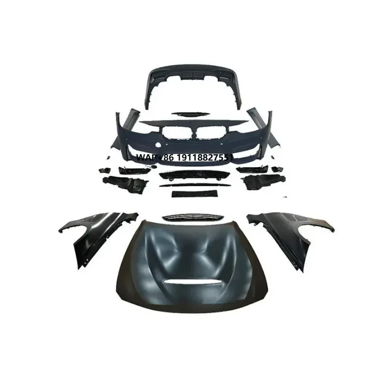 

Factory Best Selling Car Rear Bumper Hood Wheel Fender Side Skirt Front Bumper Steel Guard Body protection Kit