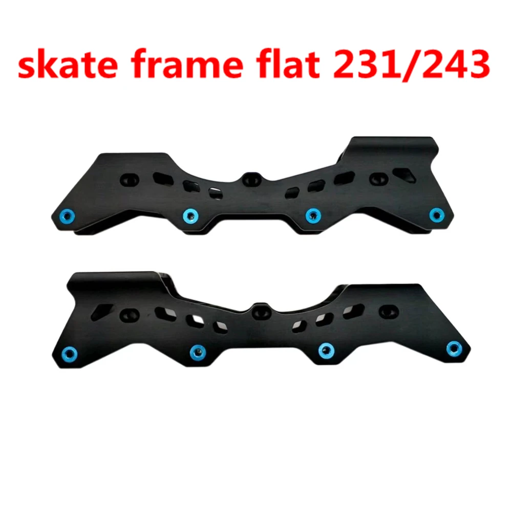 Gratis verzending skate frame Plat frame 231 MM 243mm 80mm met assen zwart frame 150--195mm