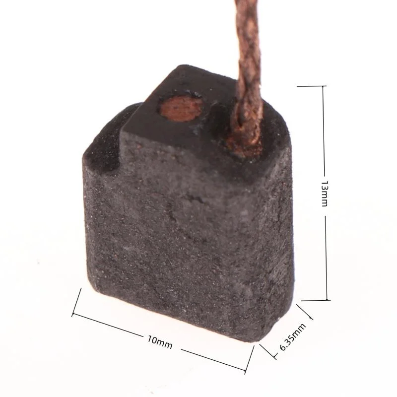 Picture 7: 2PCS 6.35x10x13mm Carbon Brushes For Dewalt Angle Grinders D28111 D28113 D28116 D28117 D28130