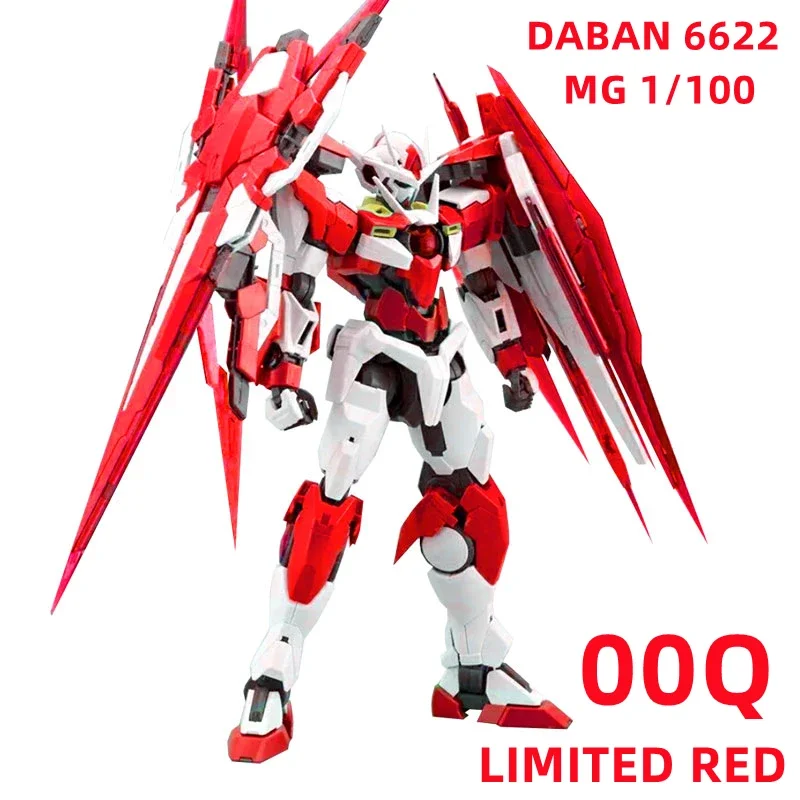 

Mobile Suit Model Daban 6622 MG 1/100 LIMITED RED 00Q with GN Sword LED UNIT Action figure Assembled Kit Toys boy gift with box