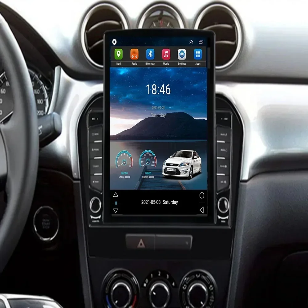 Autoradio Android 13, Navigation GPS, Stéréo, Carplay, Caméra RDS, Lecteur Vidéo, 2 Din, pour Voiture Suzuki 660 ARA (2015-2035)