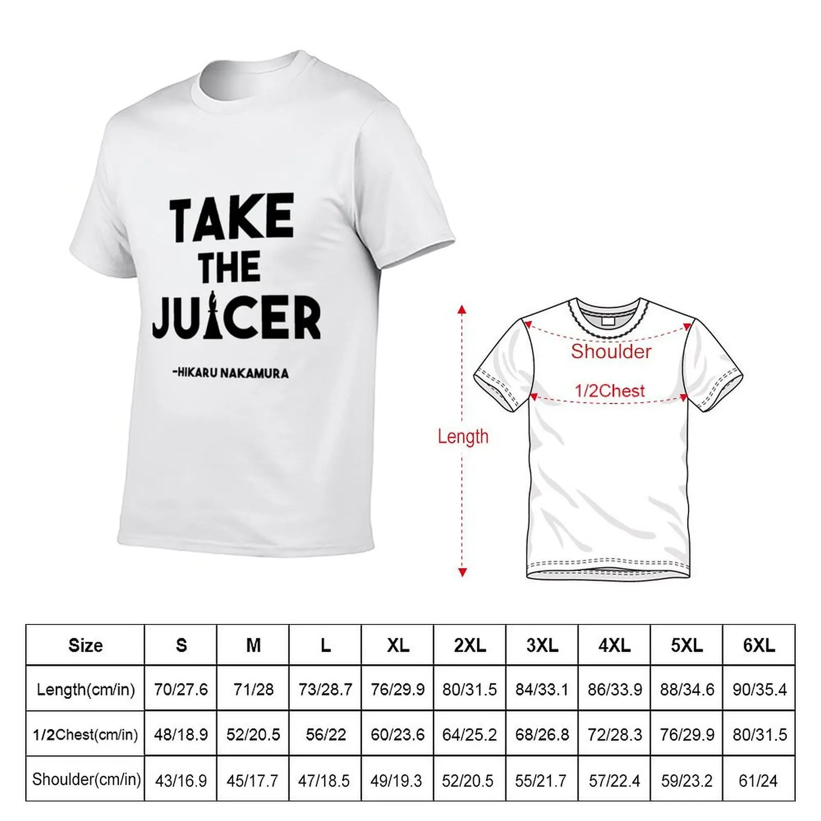 Take the Juicer - Hikaru Nakamura Chess T-Shirt t shirts for man cotton essential t shirt T-shirt
