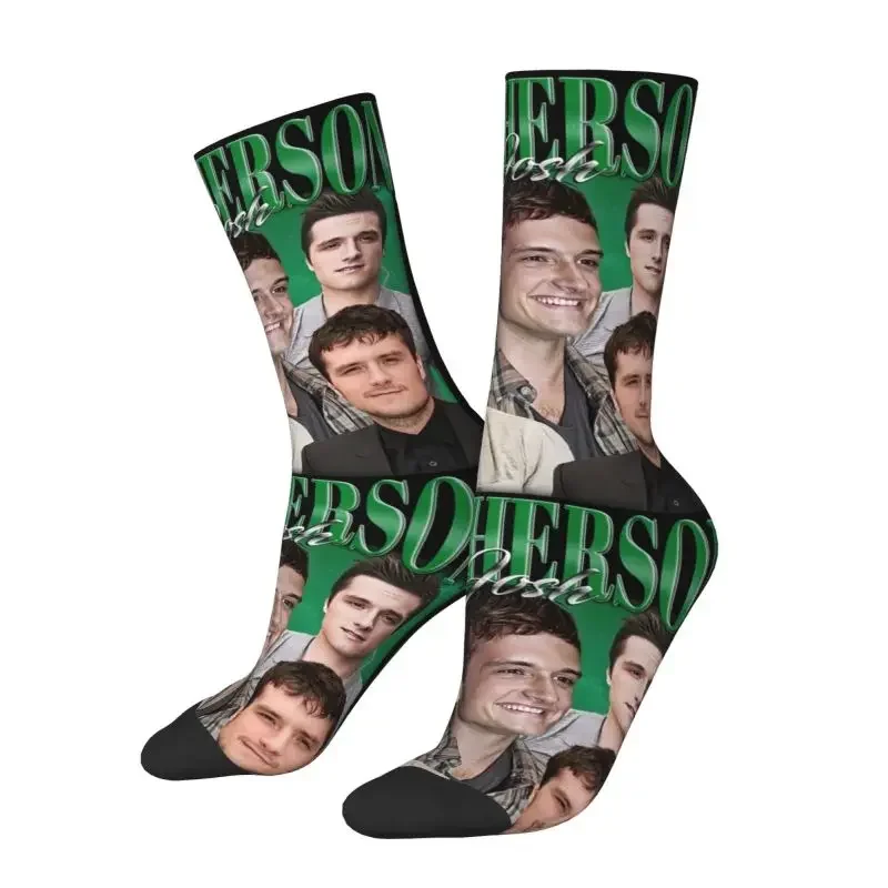 Josh Hutcherson Men Women Male Crew Socks Unisex Fun Non-Slip Funny Crazy Socks