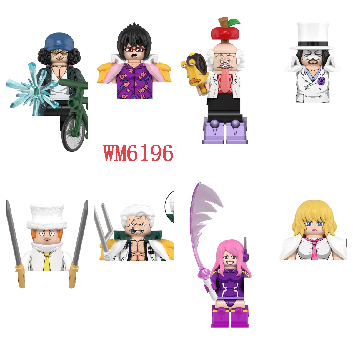 TP153 WM6196 One Piece WM6212 Dragon Ball Neue Cartoon Japan Actionfigur Puppe Bausteine Anime Modell Spielzeug Geschenke WM6186