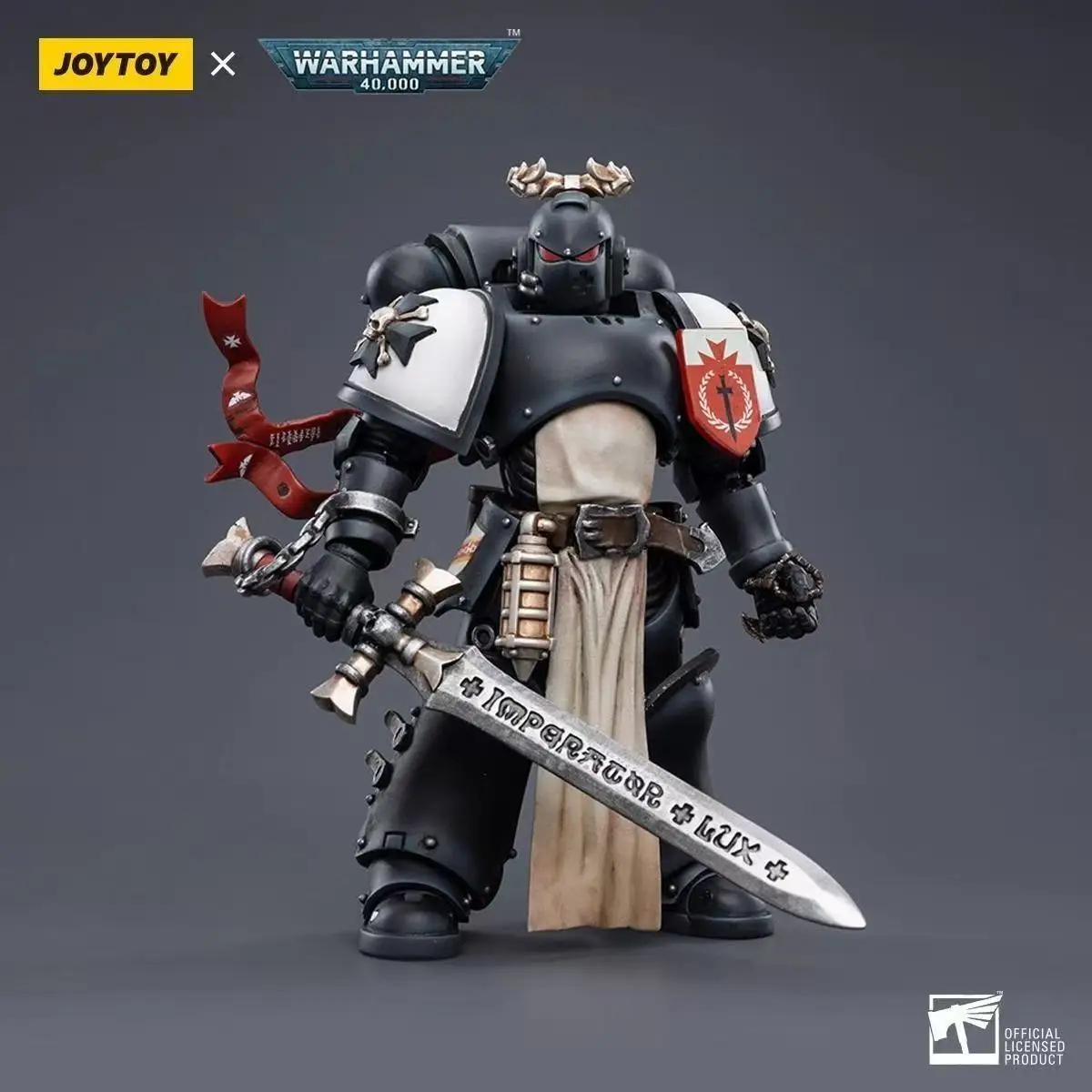

[В НАЛИЧИИ] JOYTOY Warhammer 40K 1/18 Фигурка Черные тамплиеры Чемпион императоров Ролантус Аниме Фигурки Игрушки Модель
