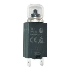 Kedu 2.5A RB2 Stroomonderbrekers Overbelasting Kortsluiting Protector Te Beschermen Motor Transformator Gelijkrichter