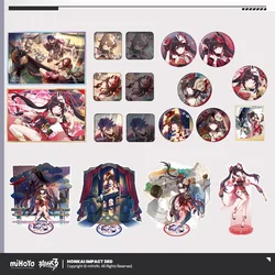 Sunsyea Honkai Impact 3rd Official Merch miHoYo Original Authentic GXQY Series Badge Acrylic Stand Card Sparkle Vita Sampo