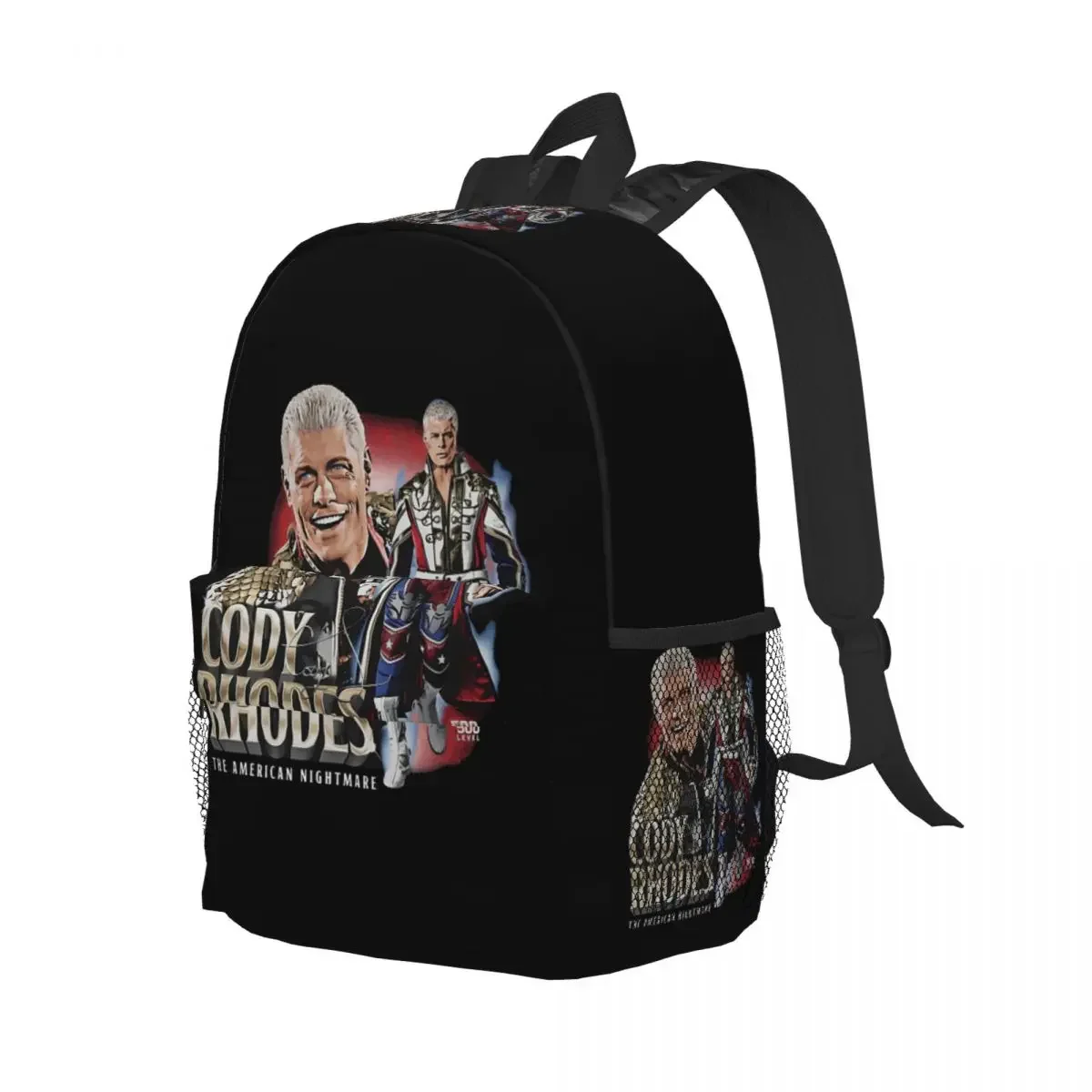 

Cody Rhodes American Nightmare Backpack Student Boys Girls BookBag Children School Bag Computer Shoulder Bags for Men Women