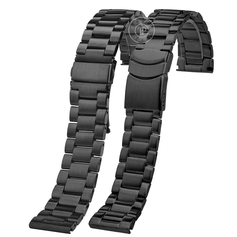 Adapted to Casio PRW-600 PRW-60 PRW-50/70/ 30 series modified solid precision steel watch strap Metal Folding buckle 23mm