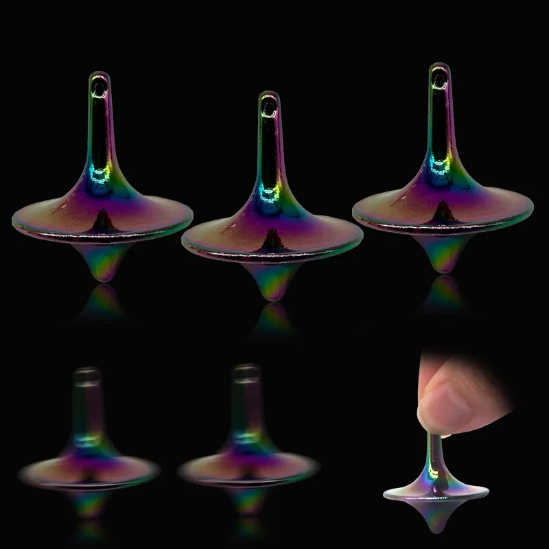 Inception Movie Cobb Top Spinner, Spinner de mano de metal para adultos, juguete para aliviar la ansiedad de acero inoxidable, Idea de regalo de coleccionista