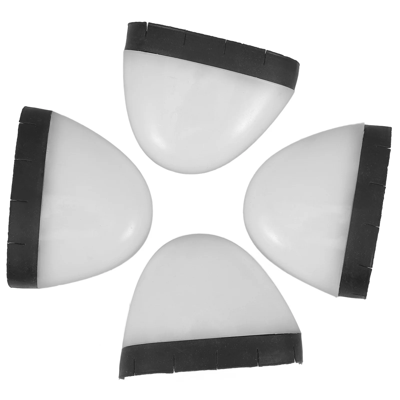 4 Pcs Safety Protectors Shoe Cover Shoe Toe Caps Plastic Rubber Toe Capinsertis Work Shoes Protective Covers For Adults Boots