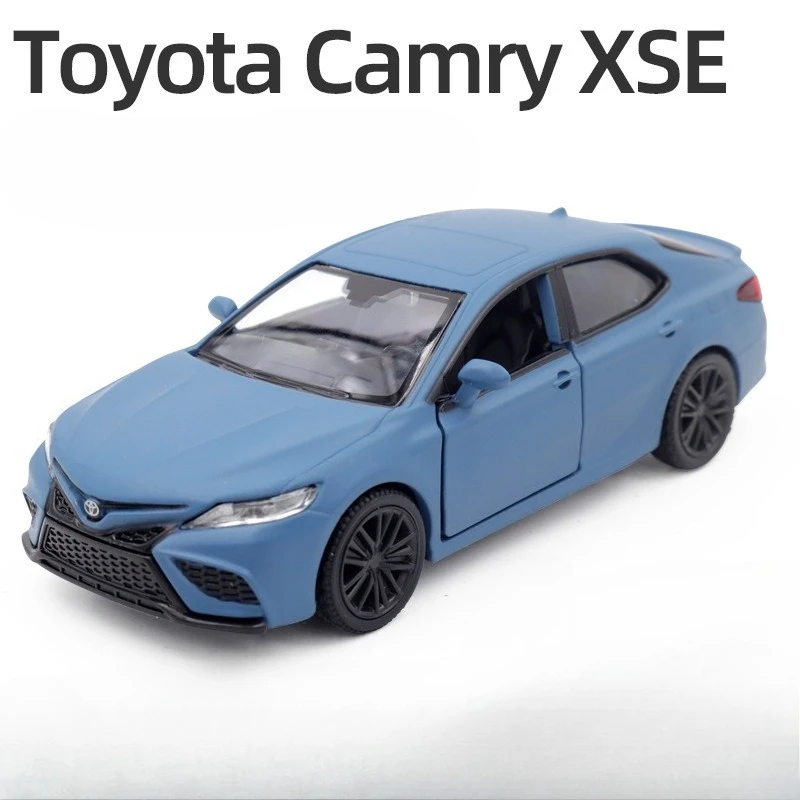 Simulación de coche de aleación Toyota Camry XSE a escala 1/36, vehículo de juguete fundido a presión, regalo de cumpleaños para niños, decoración del hogar, Hobby