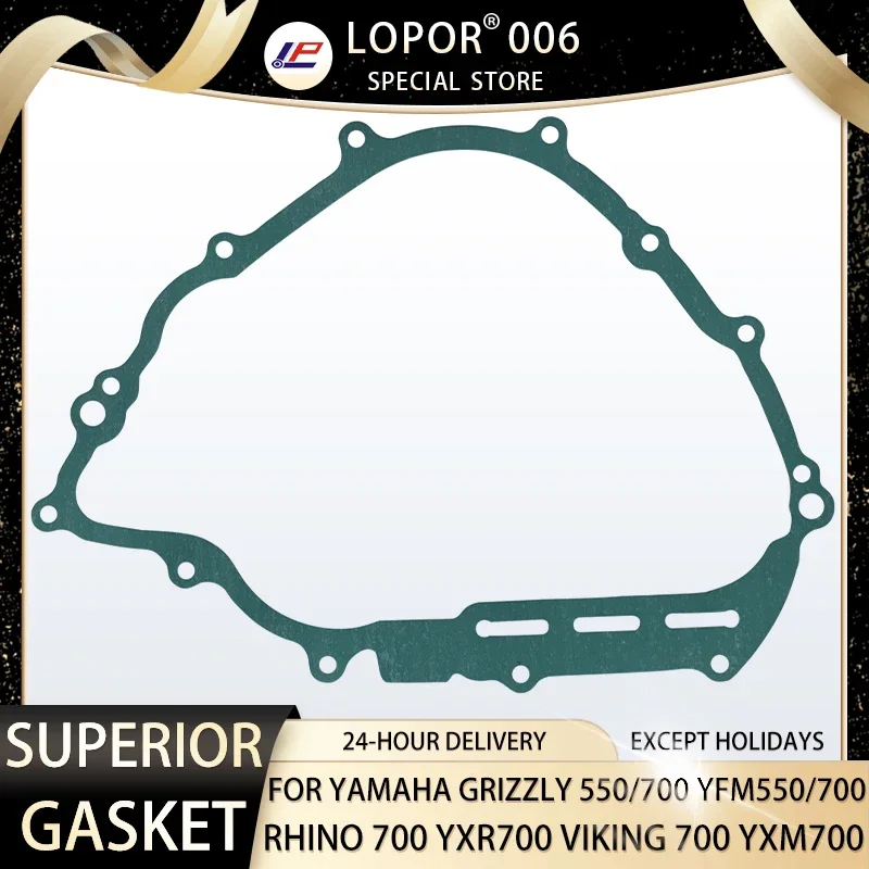 

LOPOR Motorcycle Engine Cranks Rods Crankcases Gasket For YAMAHA GRIZZLY 550/700 YFM550 YFM700 RHINO 700 YXR700 VIKING700 YXM700