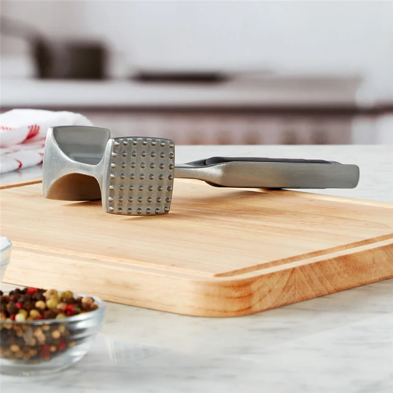 LNHF Ect Hang Hole Design Accumulatore di carne multilaterale gourmet per martellare carne, noci, margini, lavaggio a mano, per un facile stoccaggio