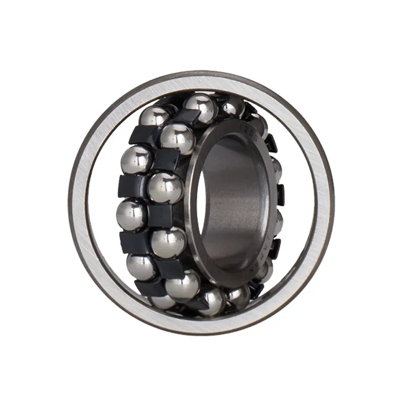 Self-aligning ball bearings for industrial fans