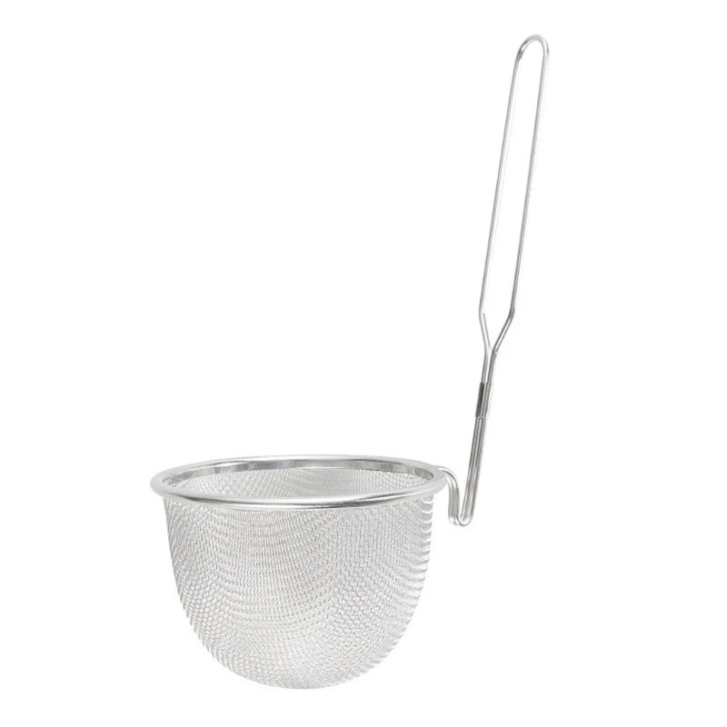 

Professional Colander Basket Practical Sieve Strainer Basket Stainless Steel for Home Cooks and Cooking 45BE