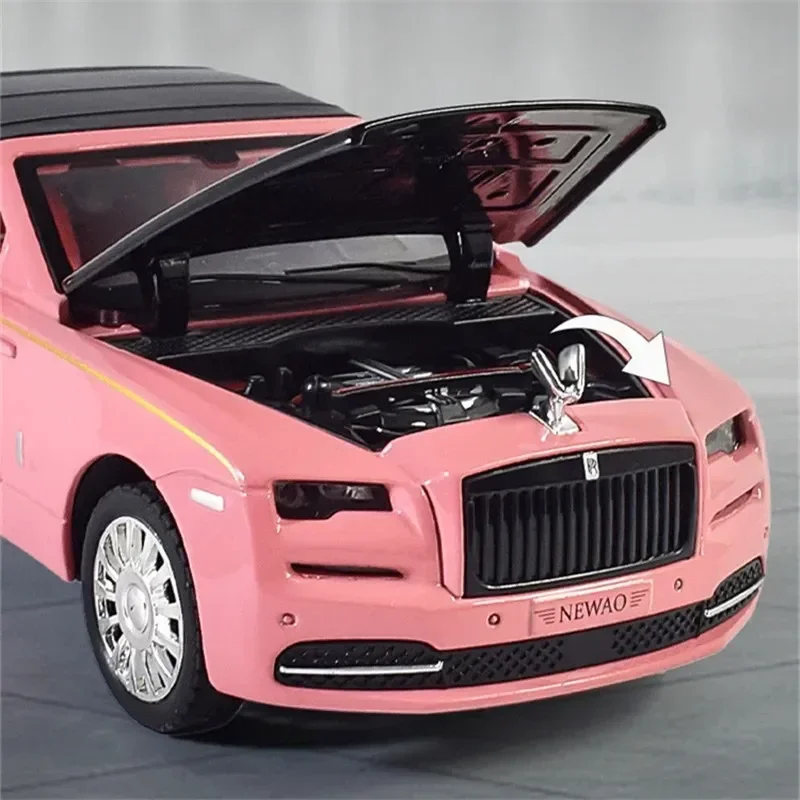 1:32 Rolls Royces Dageraad Legering Automodel Gegoten Metalen Speelgoedvoertuigen Simulatie Geluid En Licht Model Auto Kinderen Speelgoed Geschenken