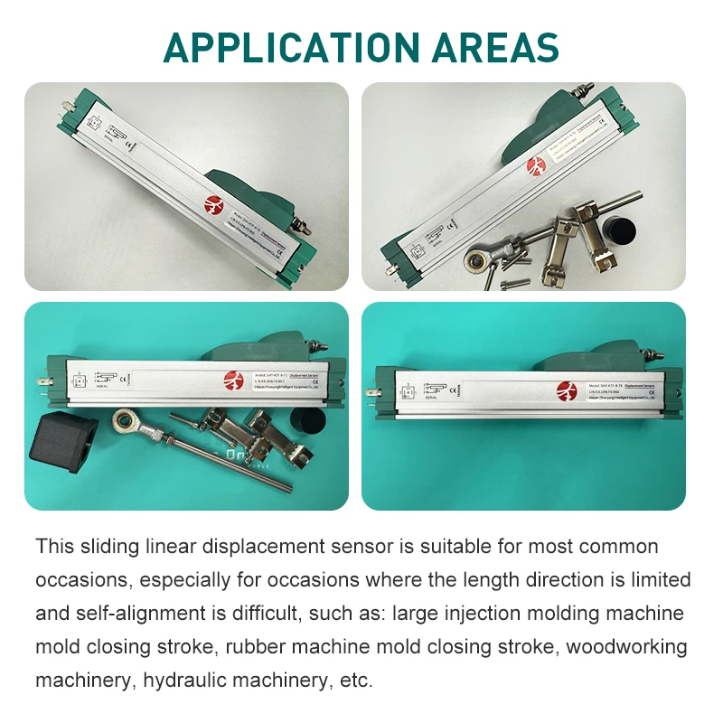 مستشعر التشفير الخطي IP65 50-1250 مللي متر المدى ± 0.05% الخطي 12-24 فولت تيار مستمر 4-الماسية موصل الخطي زاوية النزوح مستشعر موضع #4