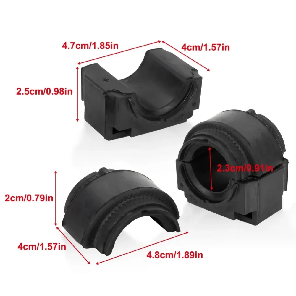 Front Sway Bar Bushings 2PCS for Honda For Civic 2016-2021 1.5L 2.0L Reinforces Suspension Rigidity Without Compromising Comfort