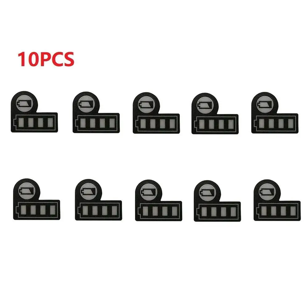 10Pcs Battery Capacity Led Light Sticker Button Decal Label BL1830 BL1430 For Makita 18V 14.4V Lithium Battery Button Sticker