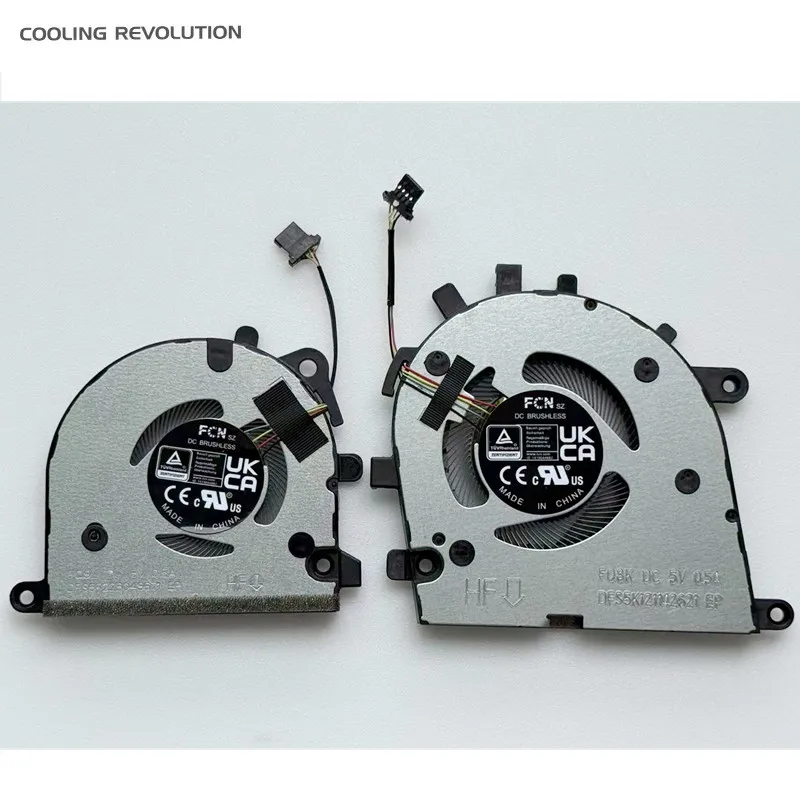 New Original Laptop CPU GPU Cooling Fan For Lenovo Yoga Slim 6 14IRH8 14IAP8 14APU8 Slim 7 14IMH9 14IRP8 HQ2330045J/K007 5V 0.5A