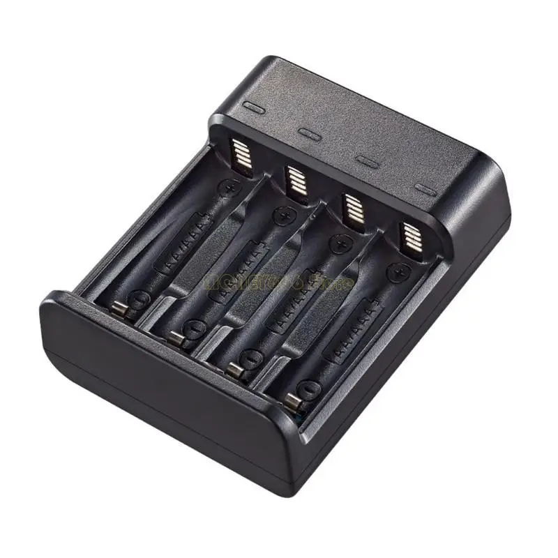 

F62C High Efficiency 4 Bay Lithiums Battery USB Interfaces for AA