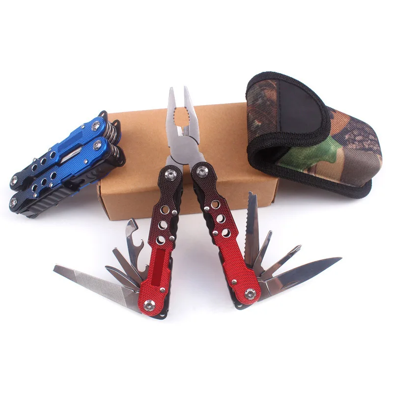 160 Mm Folding Multitool Pliers Multifunctional Combination Pliers with Knife Descaler Opener Screwdriver File Outdoor Tools