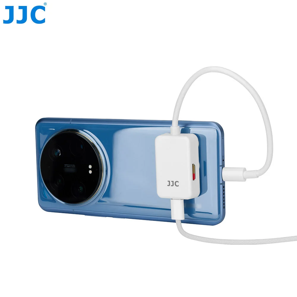 JJC Micro SD Card Reader For Phone Tablets Laptops Micro SD Card Adapter with Type C Simultaneous Charging and Reading