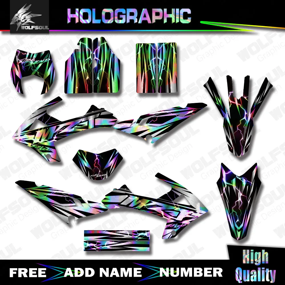 Motorcycle Holographic Background Graphics Decals Sticker Kit For RIEJU MRT 50 SM 2022 2023 2024 2025 2026 Personality Custom
