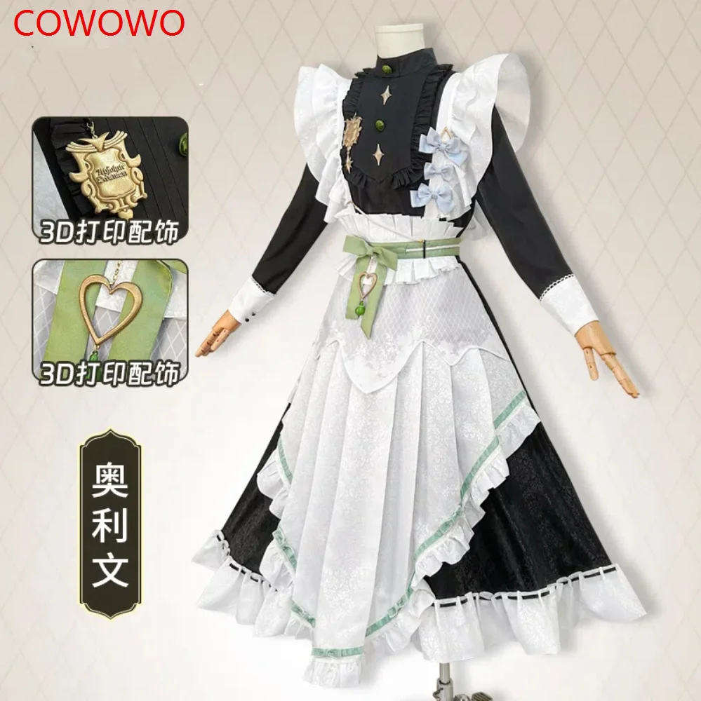 COWOWO Nu: Carnival Olivine Maid Cosplay Costume Cos Game Anime Party Uniform Hallowen Play Role Clothes Clothing