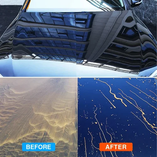 Imagen 2 del producto Revestimiento de cerámica 3 en 1 para coche, capa de cerámica en aerosol, protección hidrofóbica para motocicleta, cuidado de pintura, cera de sellado brillante