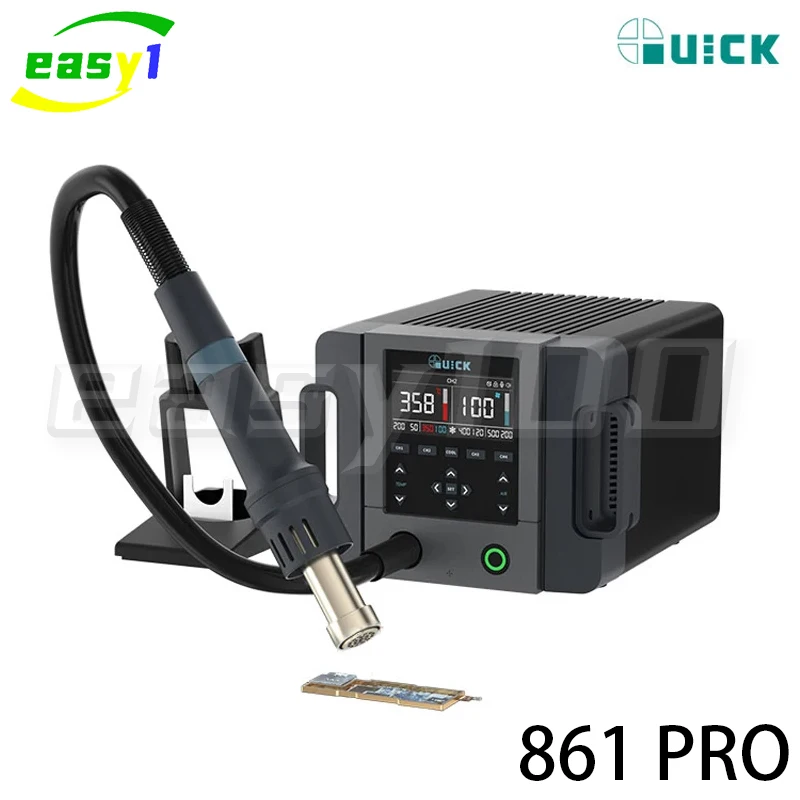 QUICK 861 PRO Smart Hot Air Desoldering Station Suitable For Mobile Phone Motherboard IC Chip PCB Digital Display Repair Tools