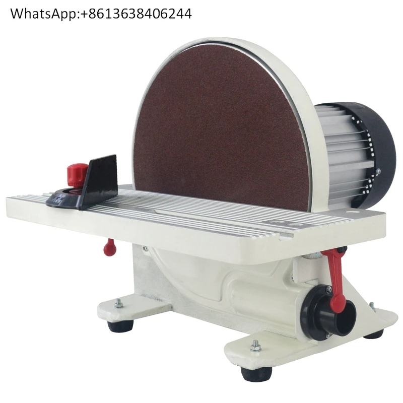 

12-дюймовый шлифовальный и полировальный станок с песчаным диском. Промышленная многофункциональная профессиональная настольная песчаная шлифовальная машина. Электрическая шлифовальная машина.