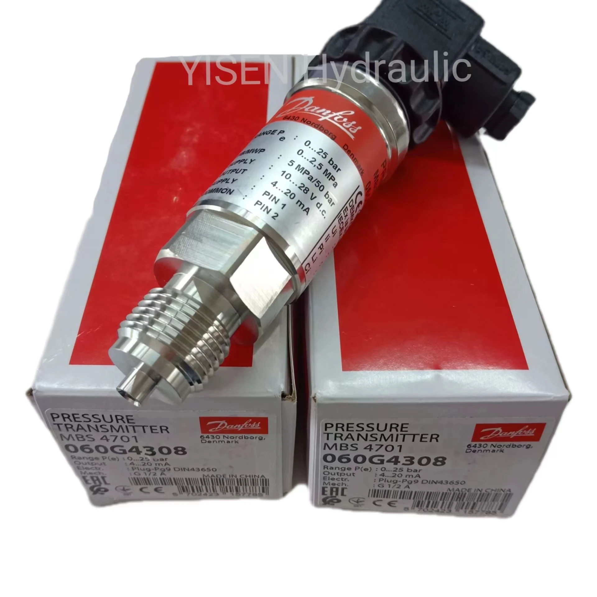 

Dan-foss MBS MBS4701 pressure transmitter MBS4701-060G4308 threaded output 4-20MA explosion-proof pressure sensor