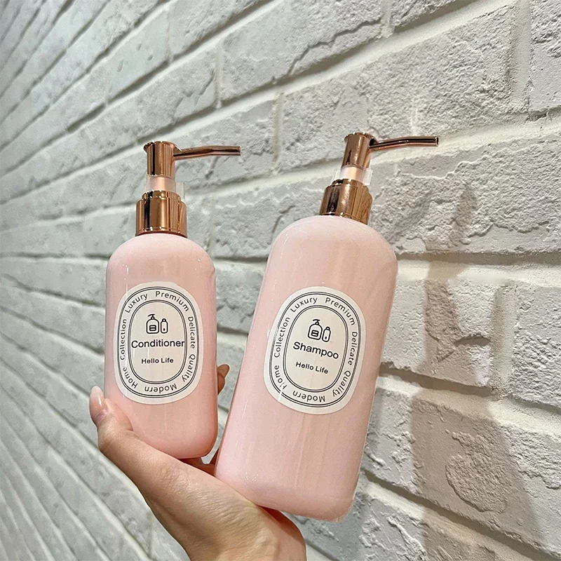 250/500ml Soap Dispenser Container Refillable Empty Liquid Hand Sanitizer Shampoo Shower Gel Pump Bottles Bathroom Kitchen