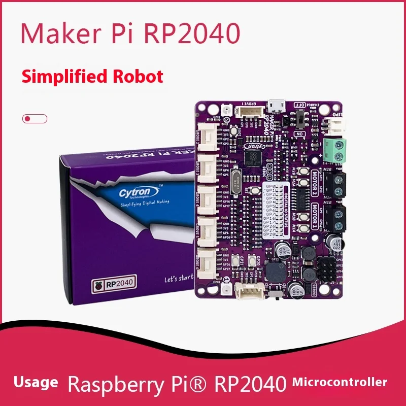 Maker Pi RP2040 DIY Robot Motion Control Carrier Raspberry Pi-Compatible Electronic Modules And Pico-Compatible Kits