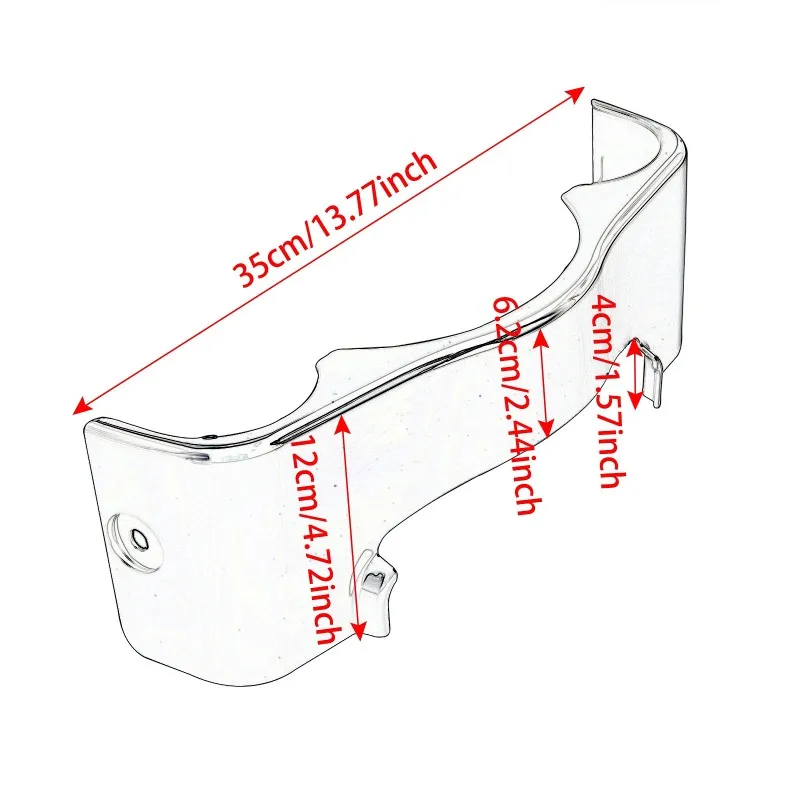 

Skirt Fairing Trim For Touring CVO Road Glide Special FLTRXS Ultra FLTRU 14-25 Motorcycle Light Black ABS Outer-A67F