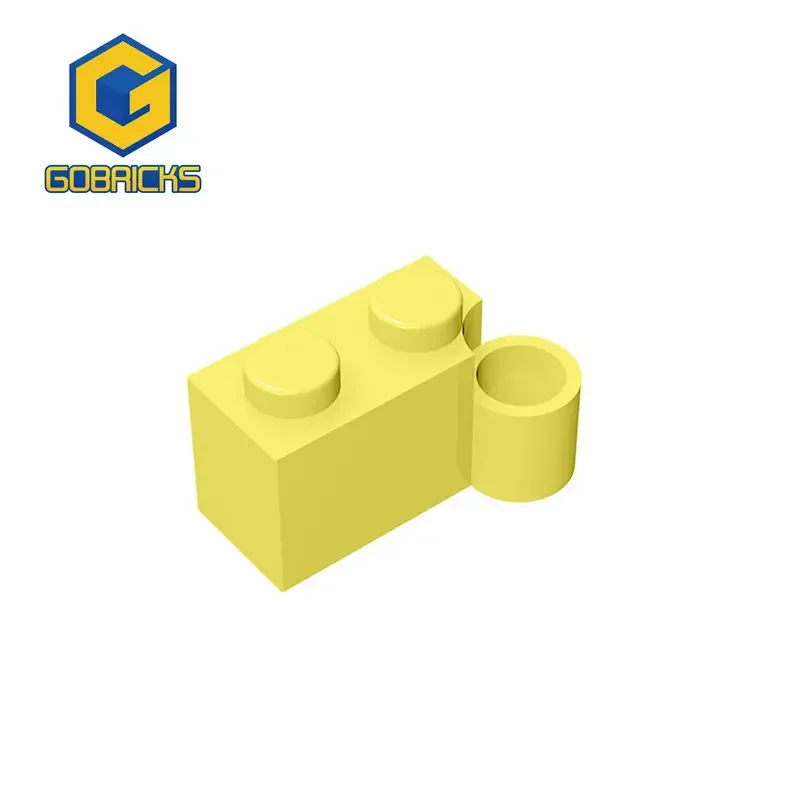 Gobricks 1 peça moc dobradiça tijolo 1x4 inferior compatível com modelo 3831 peças de blocos de construção crianças diy brinquedos de montagem educacional