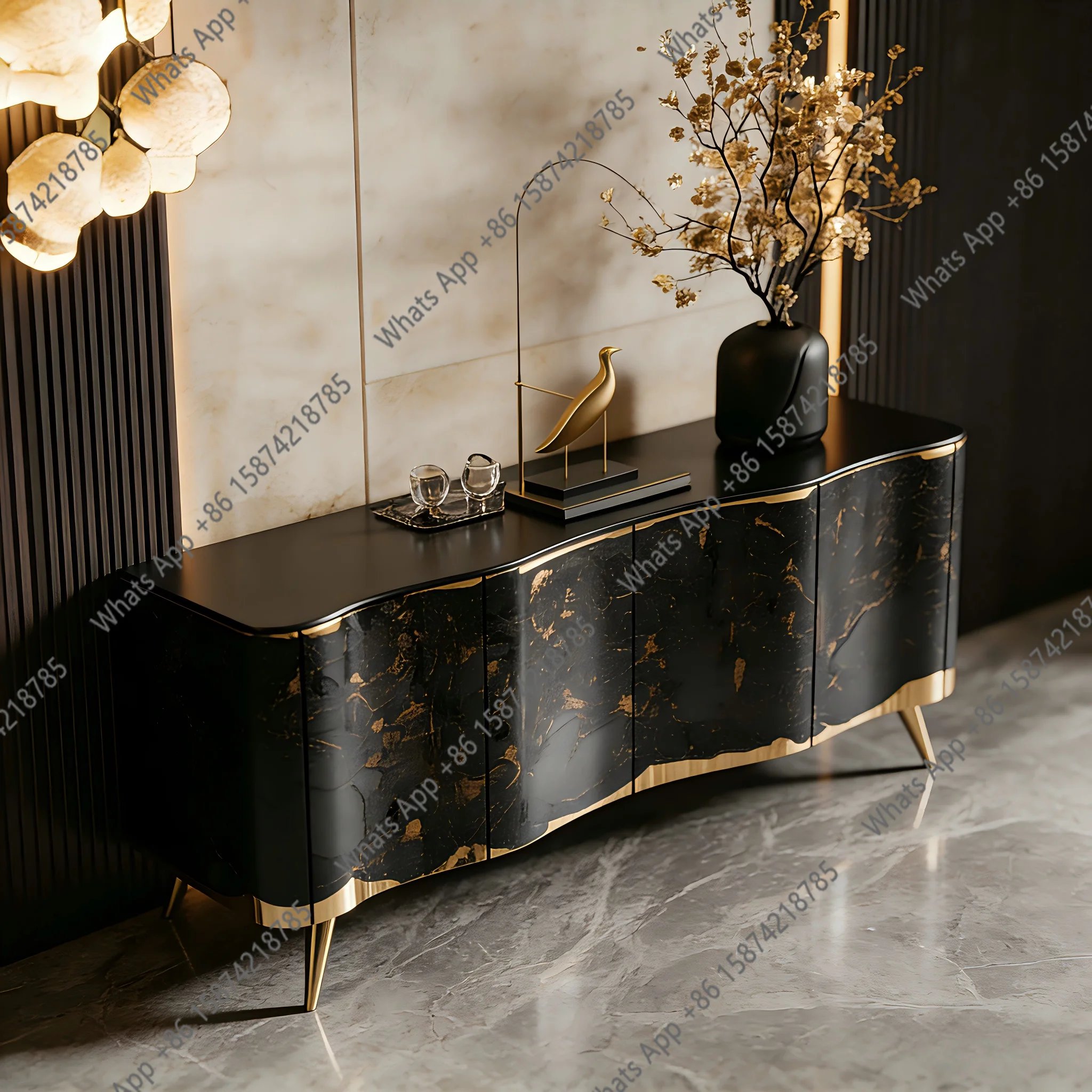 

GOriginal Design Old Money Wind Porch Cabinet Aesthetic Decorative Cabinet Retro Style Living Room Wall Locker